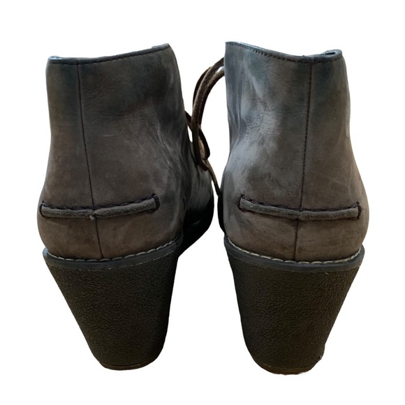 𝅺SPERRY SUEDE WEDGE CHUKKA BOOTIE - Taupe color - Picture 7 of 11